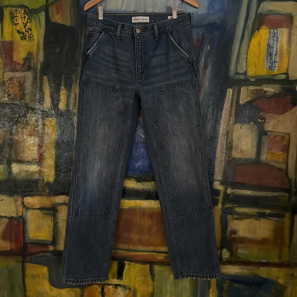 Denim forum the carpenter lo rise loose jeans size 27